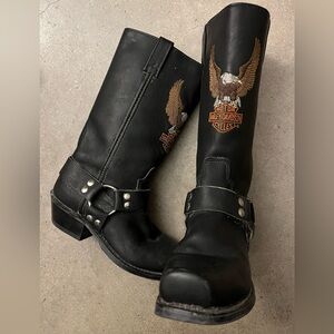 Harley-Davidson leather boots
